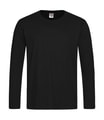 Heren T-shirt Lange Mouw Stedman ST2500 Classic Black Opal